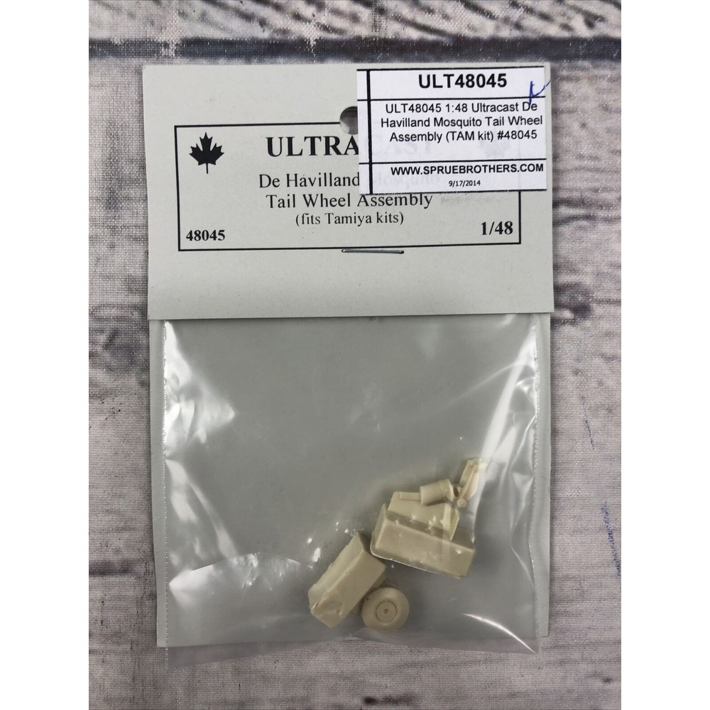 New Ultracast De Havilland Mosquito Tail Wheel 1/48 scale (TAM kit) ULT48045